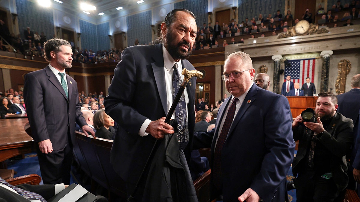 Rep. Al Green removed from the chamber