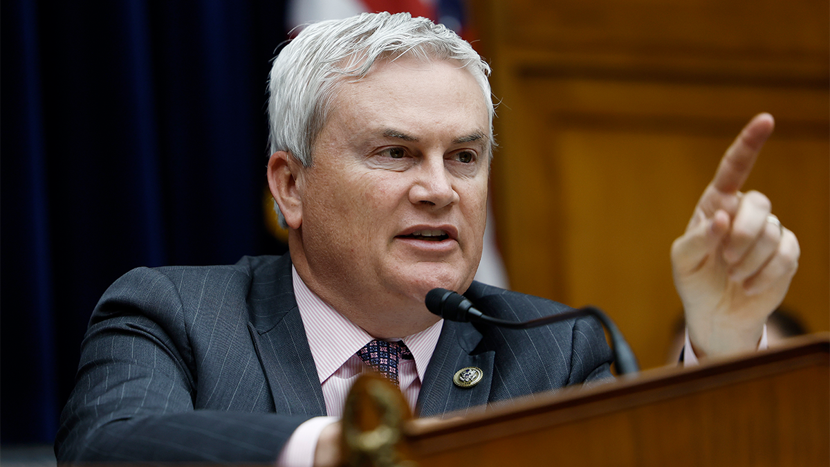 James Comer pointing his finger