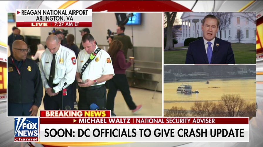 NSA Waltz delivers update on DC plane crash