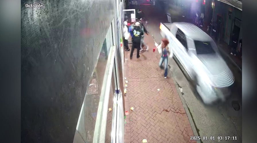 New video shows truck terror attack suspect speeding down Bourbon Street