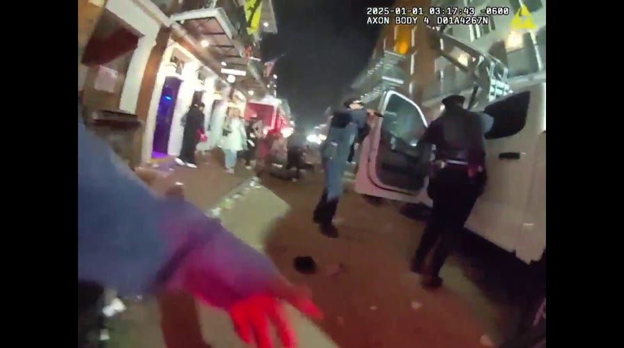 GRAPHIC: New Orleans police release bodycam footage of Bourbon St attack