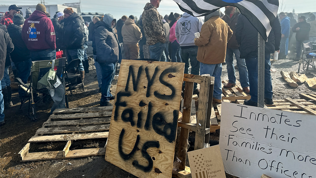 Correctional officers protest