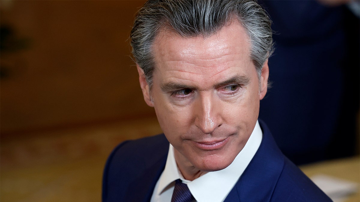 Democrat California Gov. Gavin Newsom