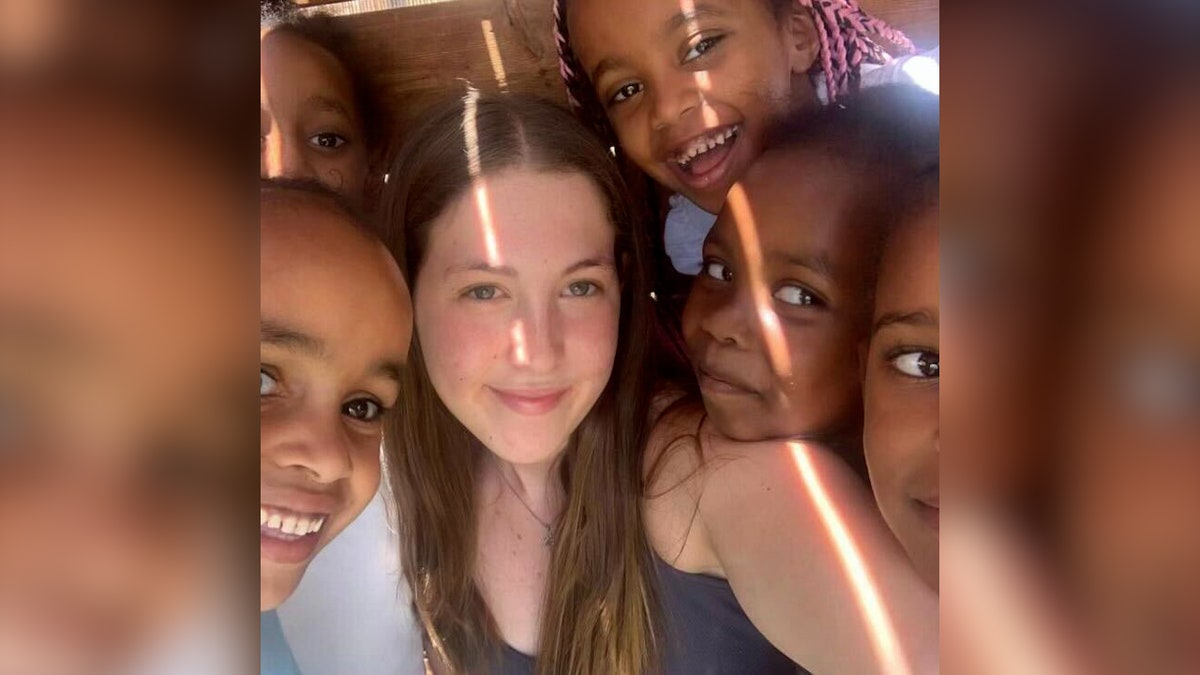 Naama Levy volunteered at a kindergarten for African refugees in southern Israel.