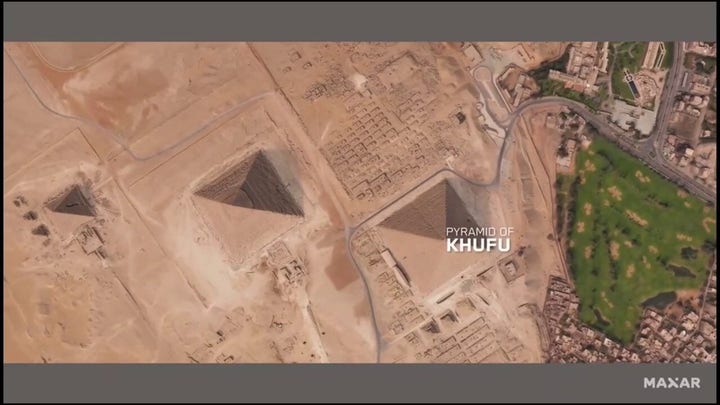 Maxar's Raptor software demo over Egypt