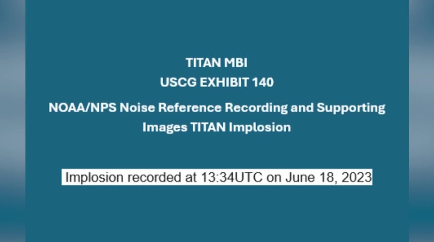 NOAA releases sounds of Titan submersible explosion