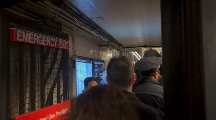 Video shows suspect perp walk in New Year's Eve subway shoving 