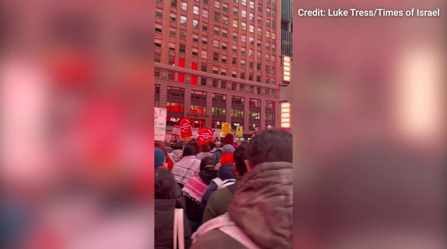 NYC protesters call for 'intifada revolution' hours after terrorist with ISIS flag killed at least 15 in New Orleans