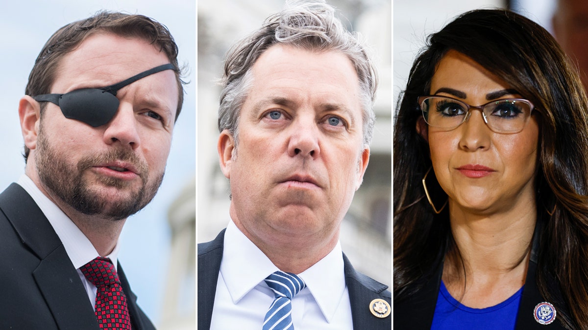 Left: Rep.-elect Dan Crenshaw; Center: Rep. Andy Ogles; Right: Rep. Lauren Boebert