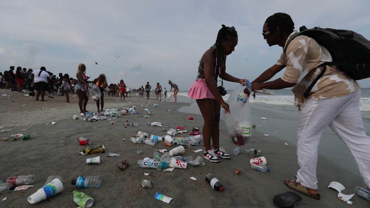 Mayor Brian West said groups of volunteers clean up after Orange Crush for about a week following the event.