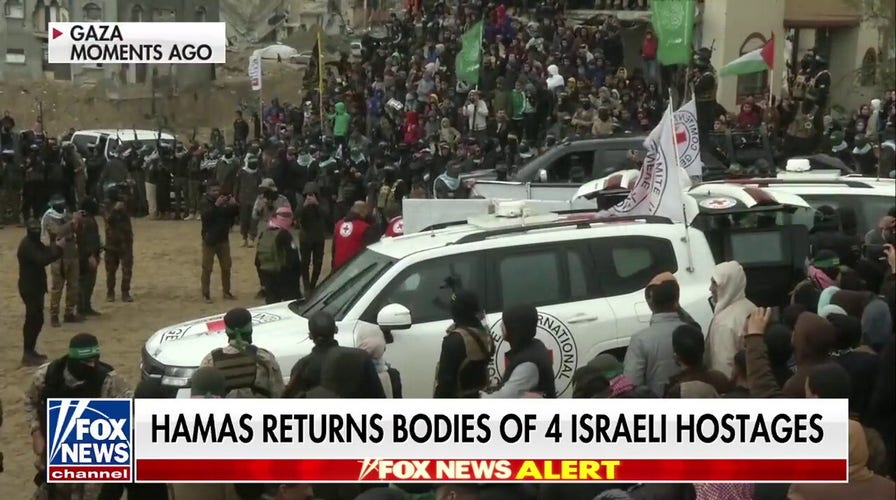 Hamas hands over bodies of 4 slain Israeli hostages