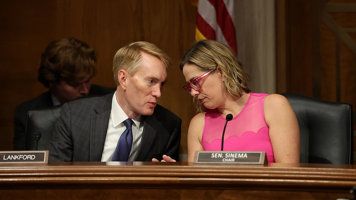 Senators James Lankford and Kyrsten SInema