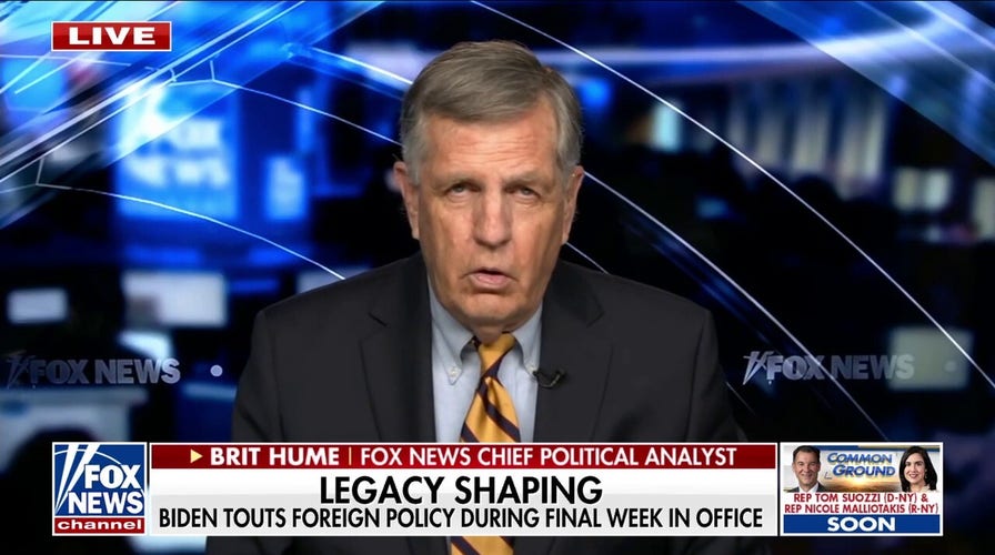 Brit Hume: The withdrawal from Afghanistan encouraged dictators in Beijing and Moscow