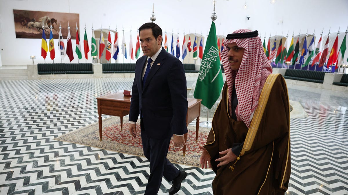 Rubio with Saudi foreign minister 