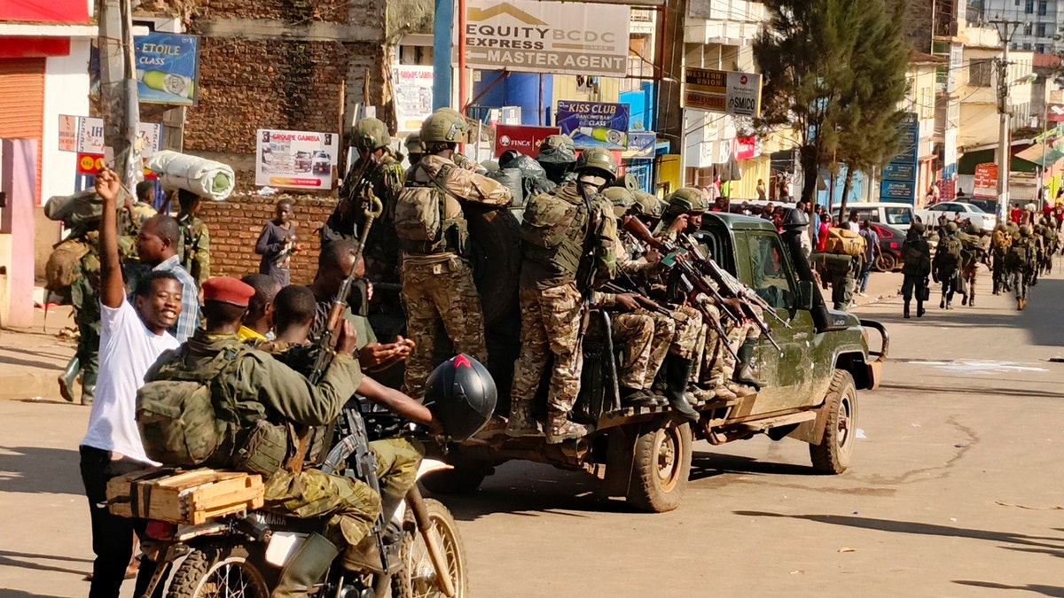 M23 rebels in Bukavu