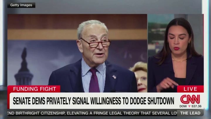 AOC shreds Schumer for 'tremendous mistake' of caving to GOP to avoid government shutdown