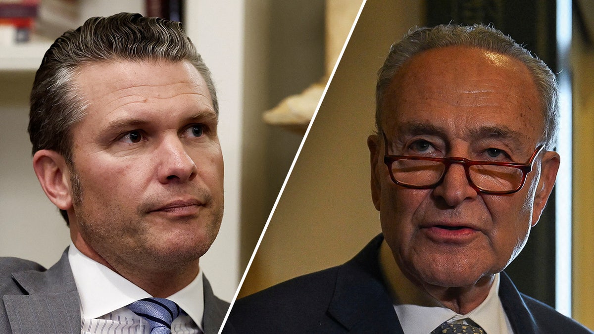 Pete Hegseth, Chuck Schumer