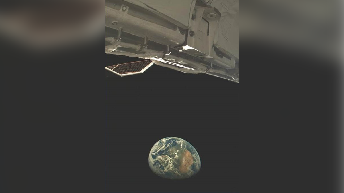 Picture of Earth taken by X-37B in orbit