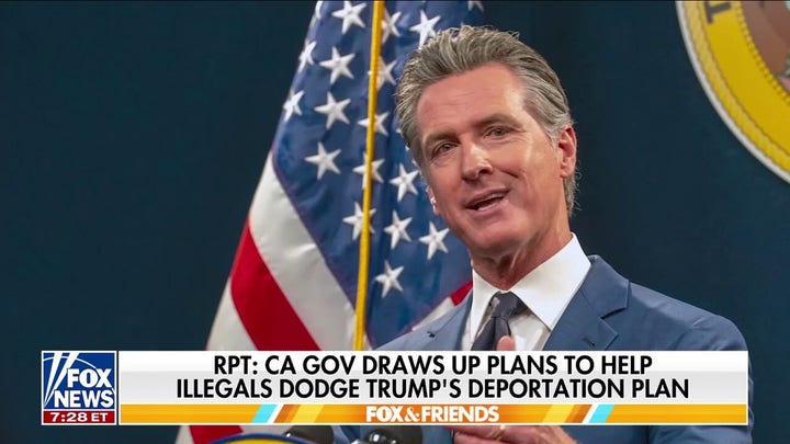 Newsom draws up plans to help illegal immigrants dodge Trump deportation plan: report