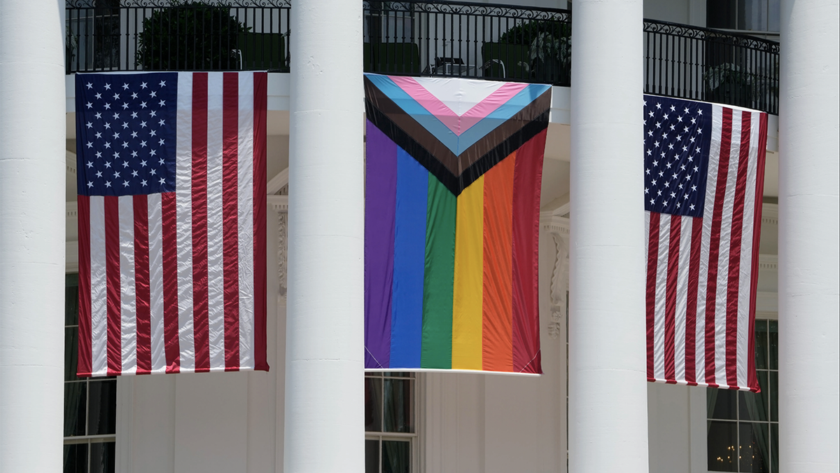 White House pride flag