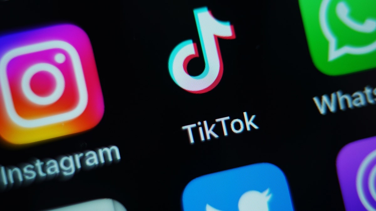 tiktok icon shown on smartphone screen