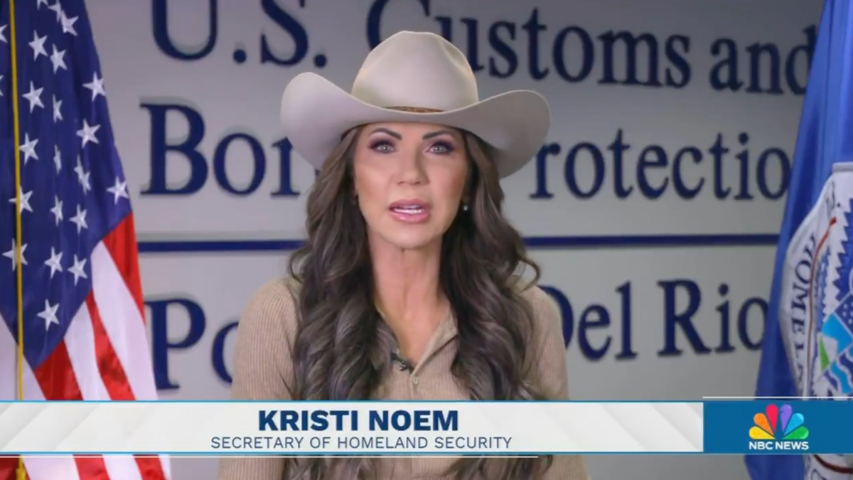 Noem on NBC News