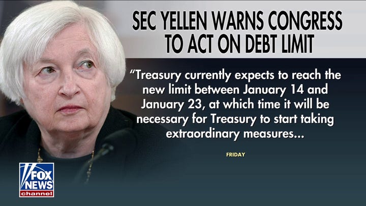 Sec. Janet Yellen urges Congress to act on debt limit