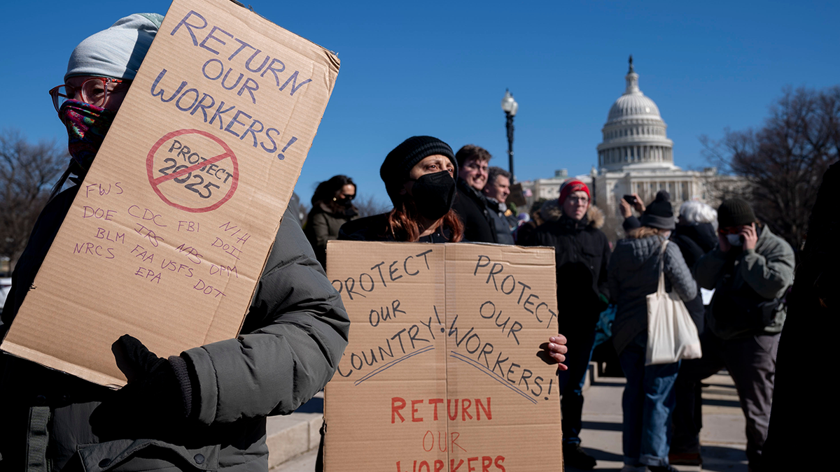 Protesters in DC