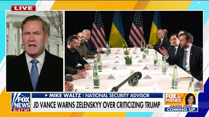 Waltz says Zelenskyy should 'tone down' criticism of Trump