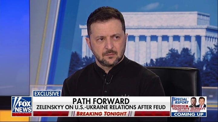 Zelenskyy doesn't apologize for blowup with Trump, but insists he respects president and U.S.