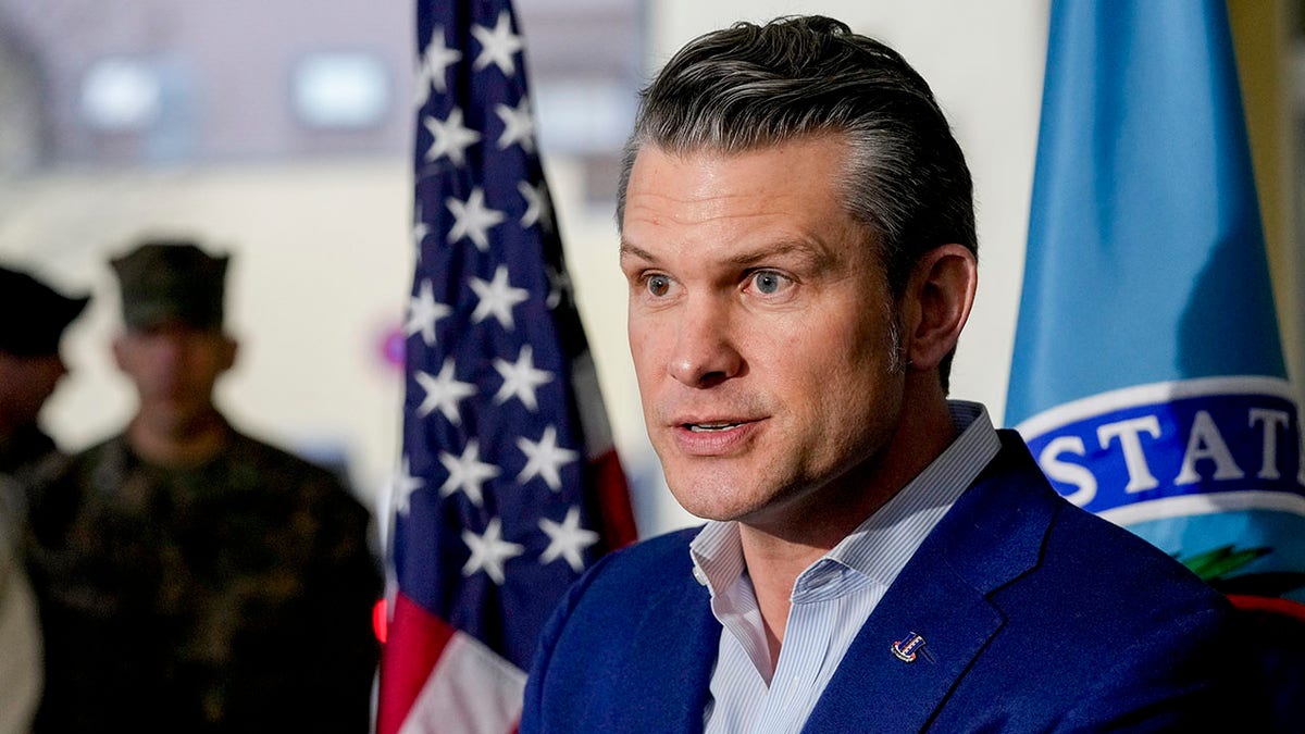 Hegseth closeup shot