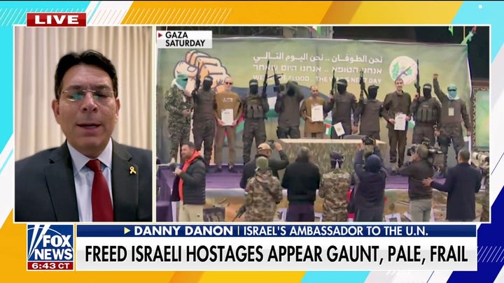 Danny Danon reacts to Israeli hostages being released in poor health: 'Eliminating Hamas is the only solution'