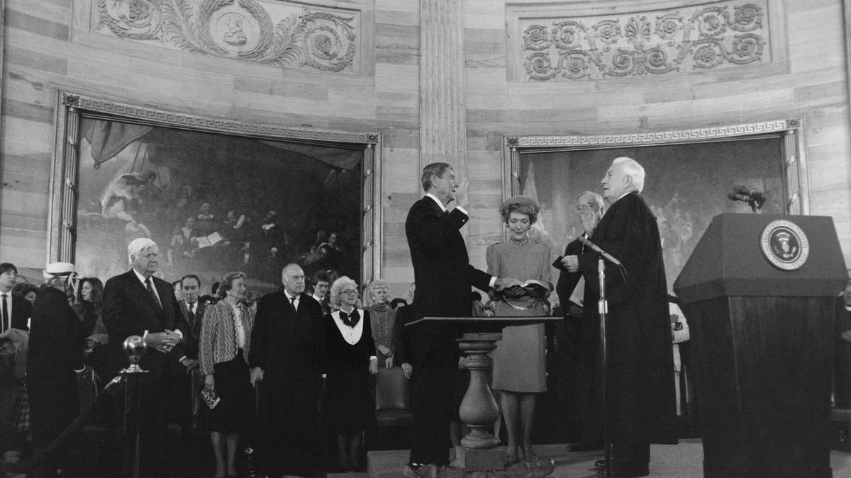 President Ronald Reagan's inauguration in 1985.