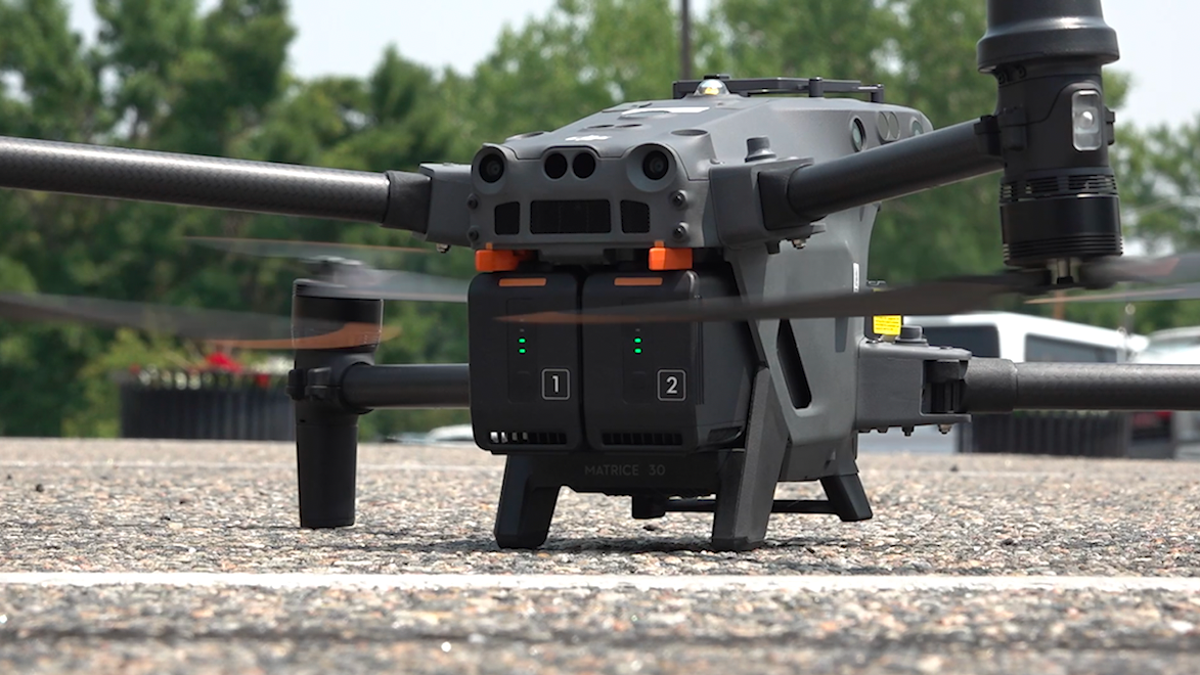 Drones can help keep officers safe too, one police department says.