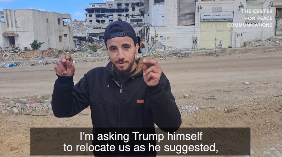 Gazans respond to President Trump's plan 