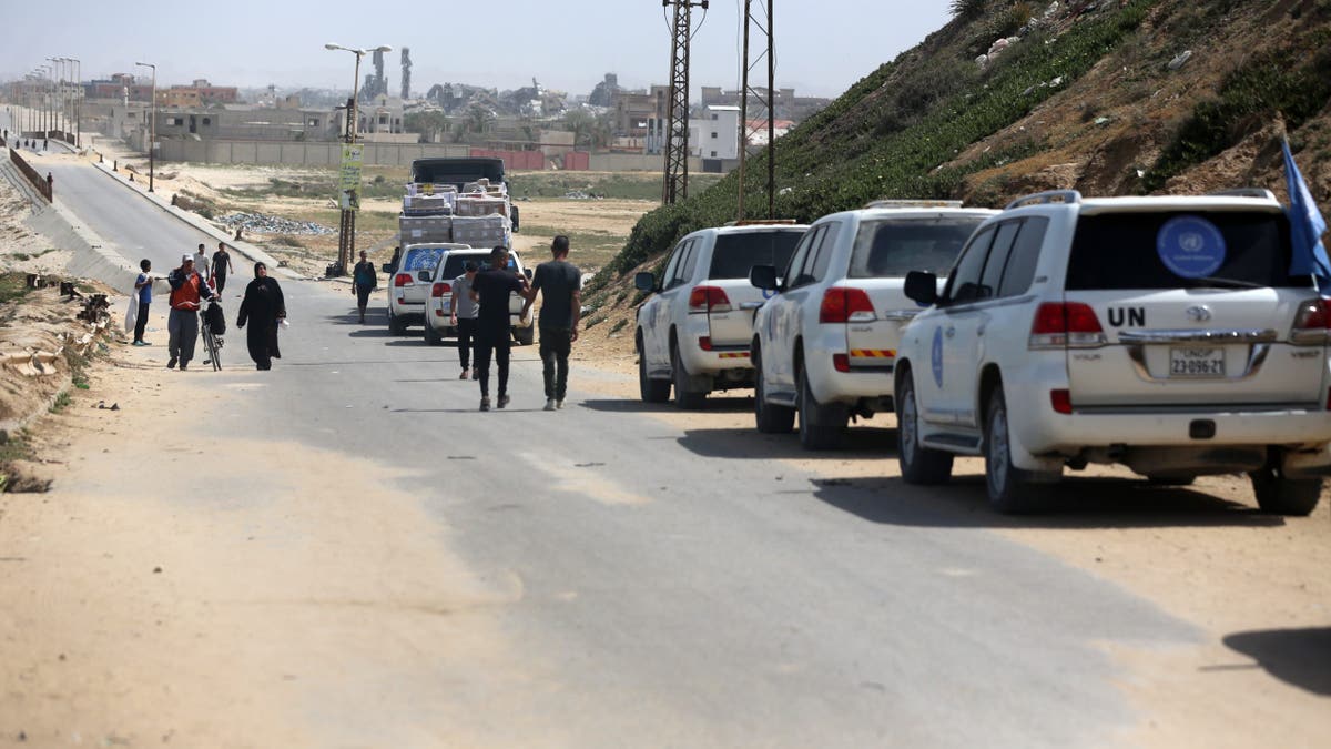 UN aid workers in Gaza