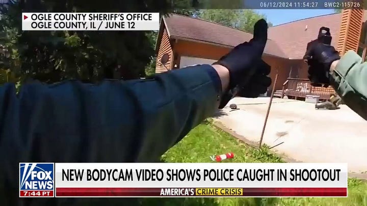 Bodycam footage shows shootout that wounded three deputies