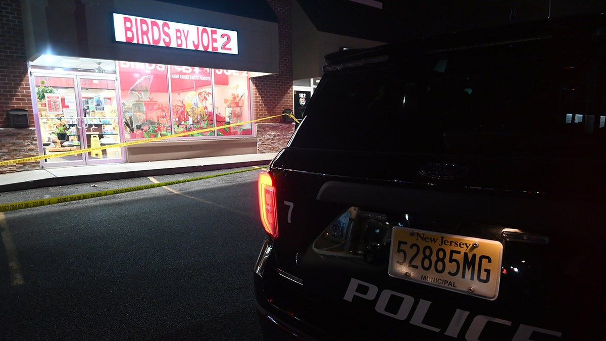 New Jersey police investigate an attempted homicide in a bird shop