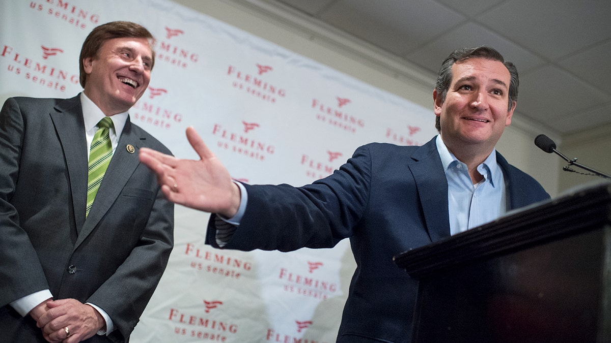 Sen. Ted Cruz and Rep. John Fleming in 2016