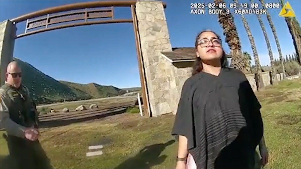 Crystal Aguilar, 24, is seen on deputy bodycam footage