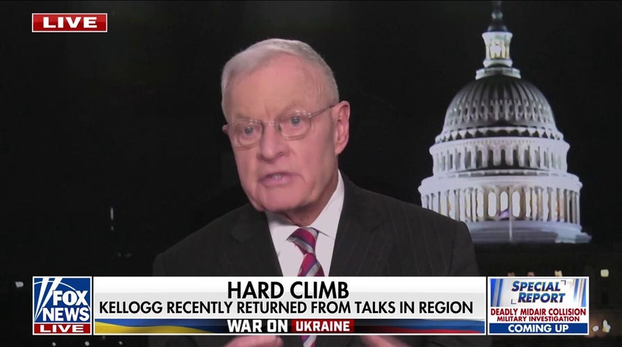  It in the US national security interest to get the Russia-Ukraine war resolved, Gen. Keith Kellogg says