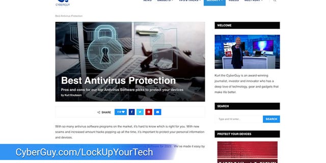 Lock up your tech with informative articles by Kurt "CyberGuy" Knutsson.