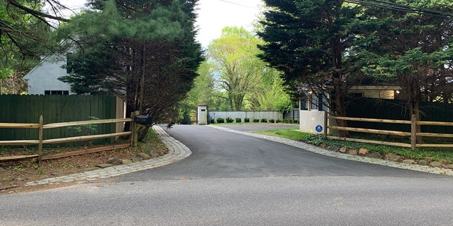 An empty Secret Service guard shack located outside the access road leading to President Biden's private residence in Wilmington, Del., April 19, 2019. The Department of Justice has launched an investigation into the storage of classified documents at Biden's home after he left office in 2017. 