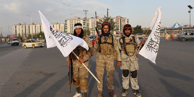 Taliban fighters in Kabul, Afghanistan, Aug. 30, 2021.