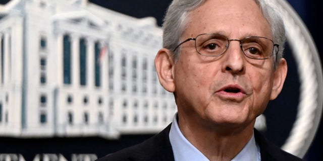 US Attorney General Merrick Garland names an independent special counsel to probe President Joe Biden's alleged mishandling of classified documents at the US Justice Department in Washington, DC on January 12, 2023. (OLIVIER DOULIERY/AFP via Getty Images) 