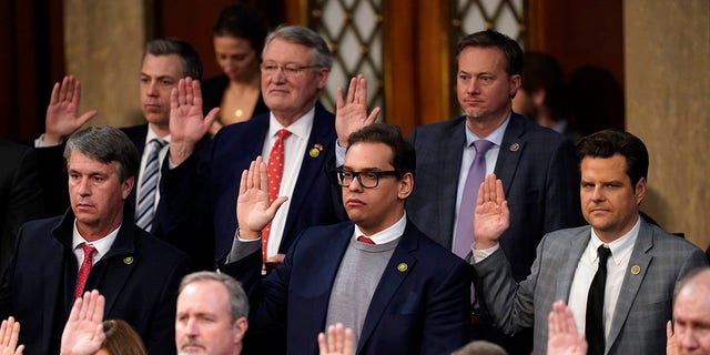 Members of the 118th Congress were sworn in early Saturday, Jan. 7, 2023. 