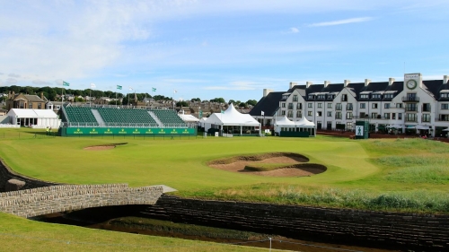 strongCarnoustie: /strongThe Championship course is the main pull and is famed as the venue where Jean Van de Velde paddled in the burn during a final-hole collapse during the British Open in 1999.  