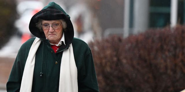 Shirley Koch arrives to Wayne Aspinall Courthouse for her sentencing trial on Jan. 3, 2023 in Grand Junction, Colorado.