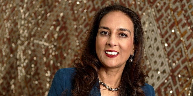 Attorney Harmeet Dhillon California's national committeewoman for the Republican National Committee poses for a photograph at her office in San Francisco, Calif., on Wednesday, Sept. 20, 2017. 