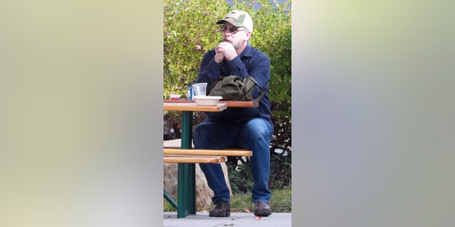 Hunter Biden is seen at a park in Malibu, California on Thursday, January 12, 2023. Hunter Biden is the son of President Joe Biden, who it was revealed this week had classified documents in the garage of his Wilmington, Delaware home.